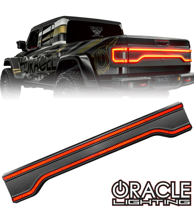 Oracle Lighting ORACLE Lighting Racetrack Flush Style LED Tailgate Panel Light for Jeep Gladiator JT
