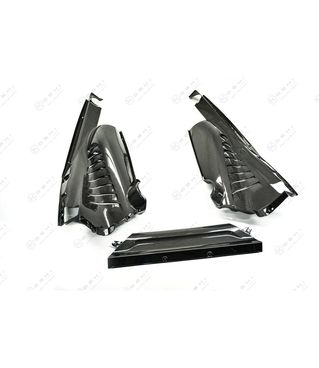 Koshi Group Ferrari F8 – Carbon Fiber Engine Covers Trim Set