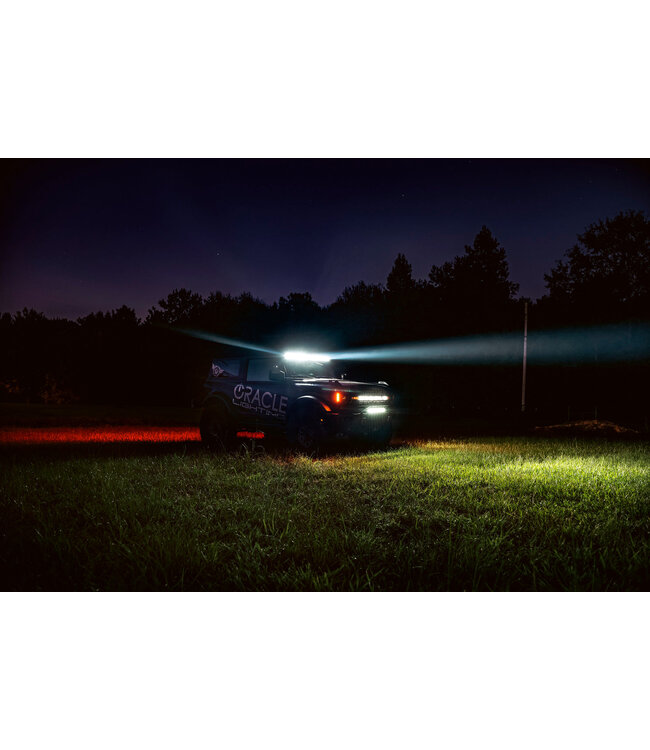 Oracle Lighting ORACLE Lighting Integrated Windshield Roof LED Light Bar System for 2021+ Ford Bronco