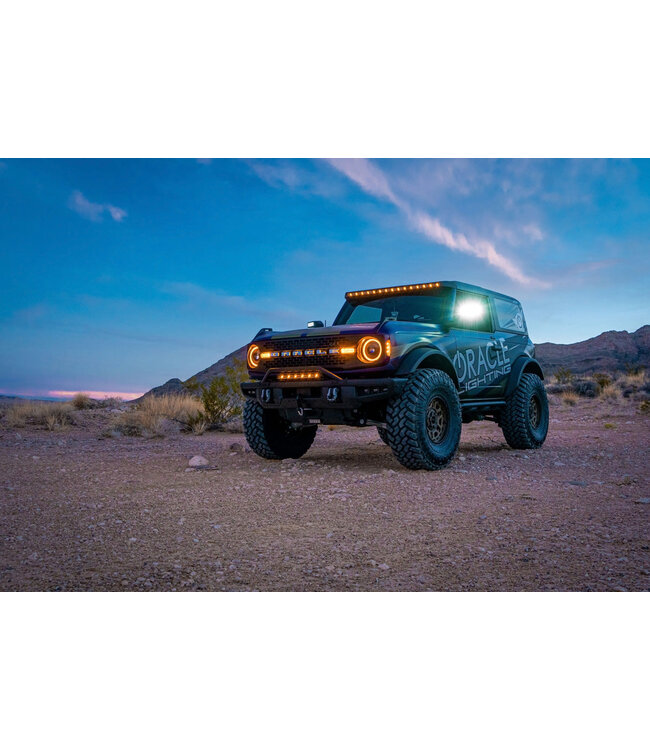 Oracle Lighting ORACLE Lighting Integrated Windshield Roof LED Light Bar System for 2021+ Ford Bronco
