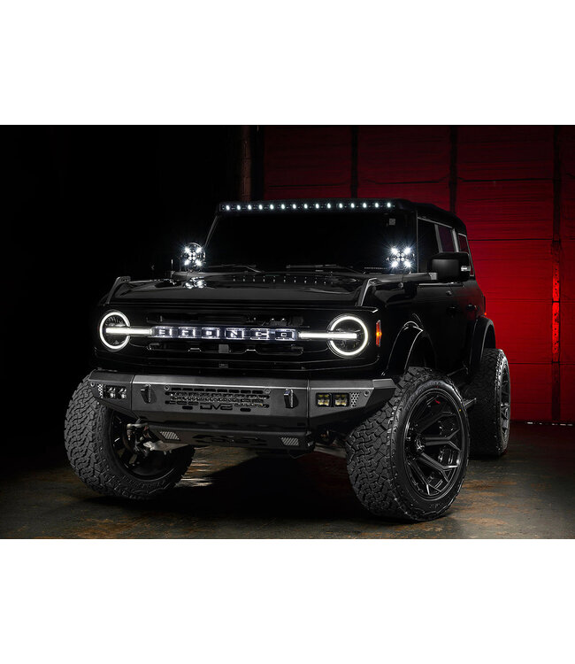 Oracle Lighting ORACLE Lighting Integrated Windshield Roof LED Light Bar System for 2021+ Ford Bronco