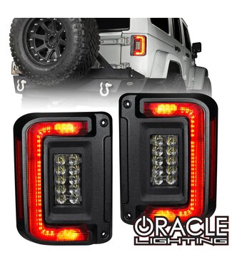 Oracle Lighting ORACLE Lighting Flush Mount LED Tail Lights for Jeep Wrangler JK