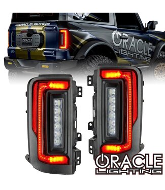 Oracle Lighting ORACLE Lighting Flush Style LED Tail Lights for 2021-2024 Ford Bronco