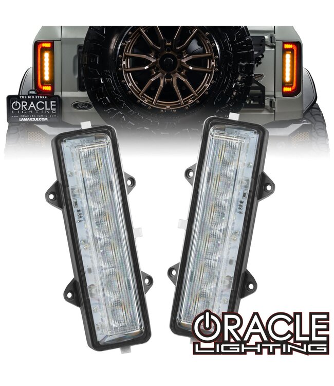 Oracle Lighting ORACLE Lighting Dual Function Amber/White Reverse LED Modules for Ford Bronco Flush Tail Lights