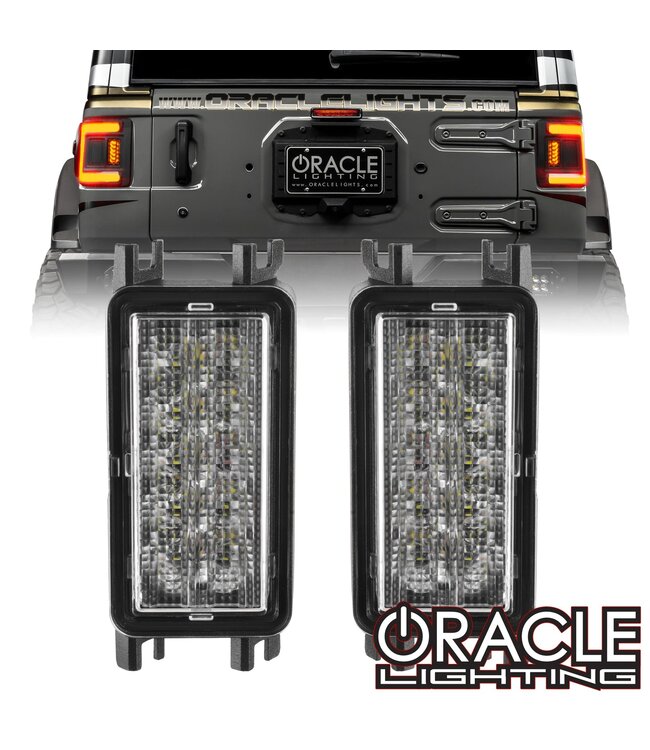 Oracle Lighting ORACLE Lighting Dual Function Amber/White Reverse LED Module for Jeep Wrangler JL Flush Tail Lights