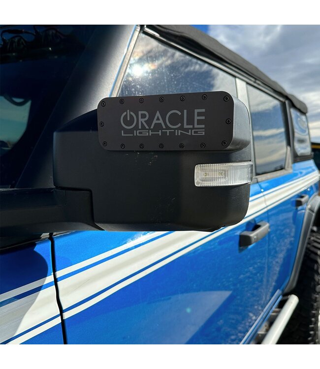 Oracle Lighting ORACLE Lighting Magnetic Light Bar Cover for LED Side Mirrors (Pair)