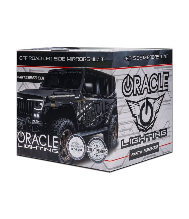 Oracle Lighting ORACLE Lighting LED Off-Road Side Mirrors for Jeep Wrangler JL / Gladiator JT