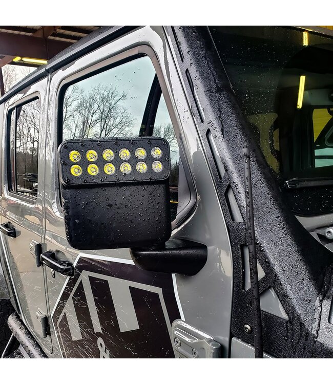 Oracle Lighting ORACLE Lighting LED Off-Road Side Mirrors for Jeep Wrangler JL / Gladiator JT