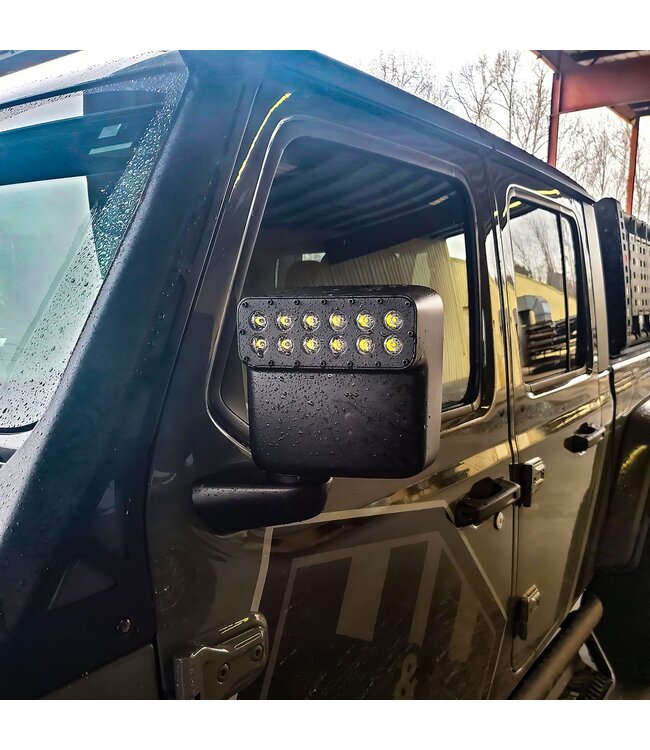 Oracle Lighting ORACLE Lighting LED Off-Road Side Mirrors for Jeep Wrangler JL / Gladiator JT
