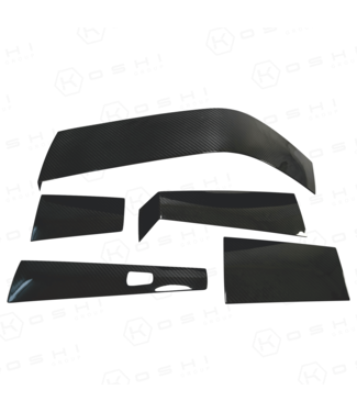 Koshi Group Carbon Fiber Mercury V10 Outboard Cowling Accent Panel KIT