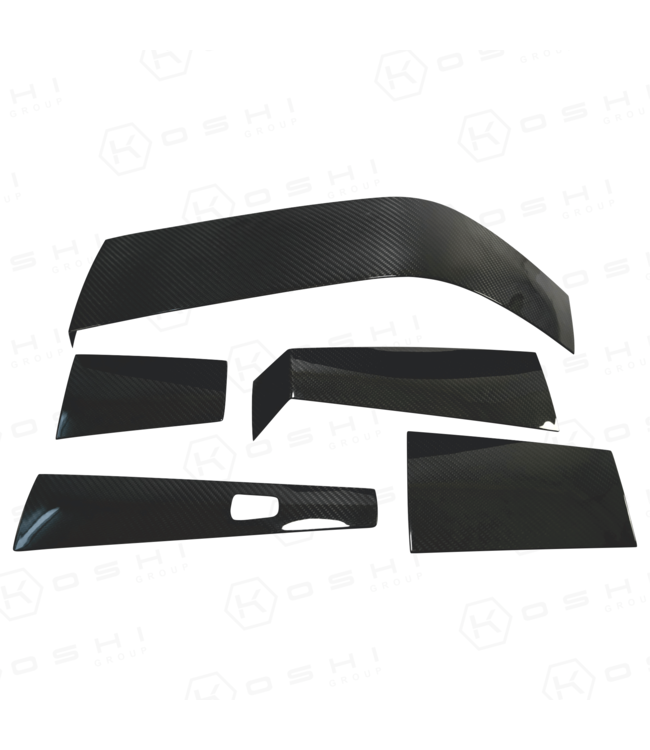 Koshi Group Carbon Fiber Mercury V10 Outboard Cowling Accent Panel KIT