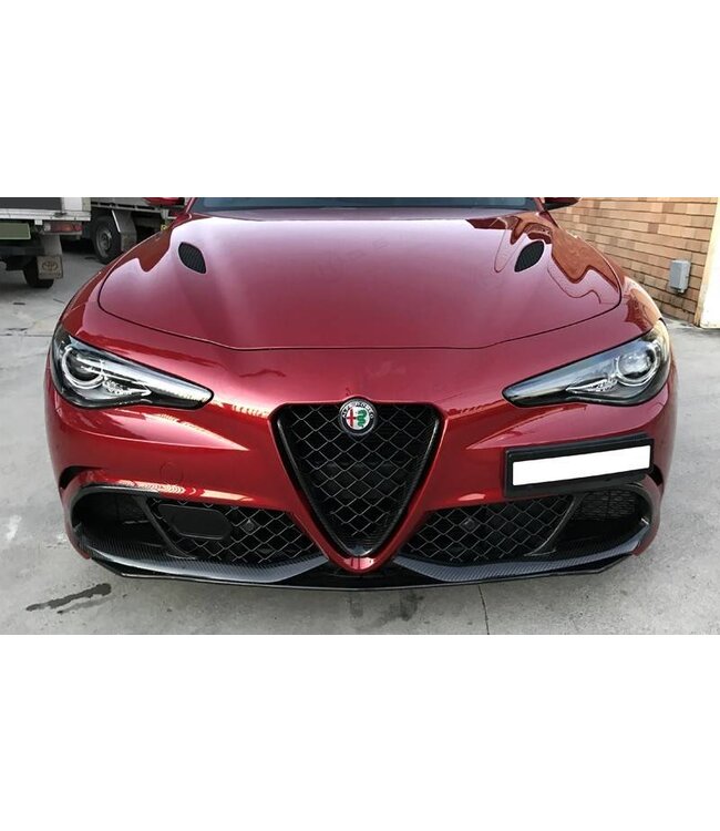 Koshi Group Alfa Romeo Giulia Front V Shield Emblem Grill Frame - Frame only
