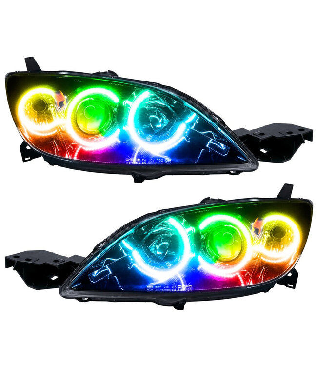 Oracle Lighting 2004-2009 Mazda 3 ORACLE ColorSHIFT Halo Kit