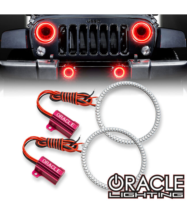 Oracle Lighting 2007-2017 Jeep Wrangler JK ORACLE Fog Light Halo Kit