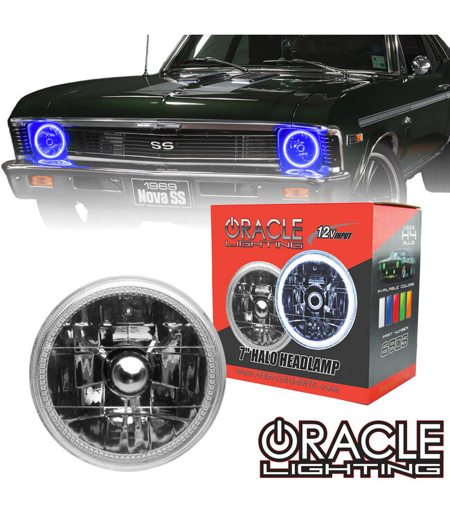 Oracle Lighting ORACLE Pre-Installed Lights 7" Sealed Beam Halo