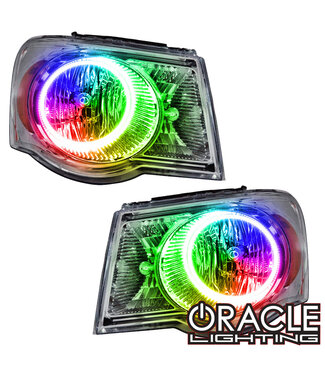 Oracle Lighting 2007-2009 Chrysler Aspen ORACLE Pre-Assembled Headlights - Dynamic ColorSHIFT