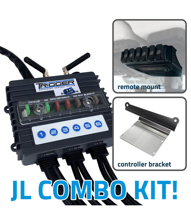 Oracle Lighting TRIGGER 6 SHOOTER Jeep JL-JT Combo Kit
