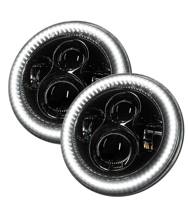 Oracle Lighting 2007-2018 Jeep Wrangler JK Switchback LED Halo Headlights