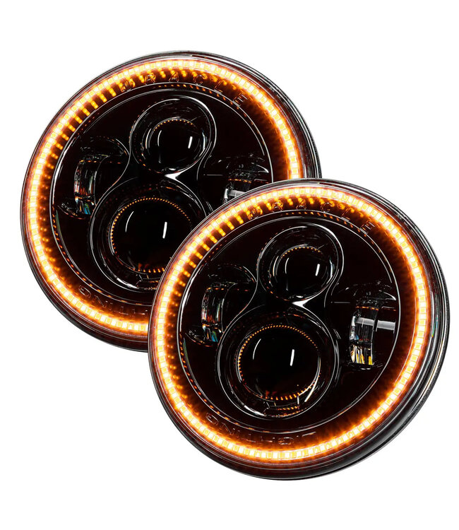 Oracle Lighting 2007-2018 Jeep Wrangler JK Switchback LED Halo Headlights