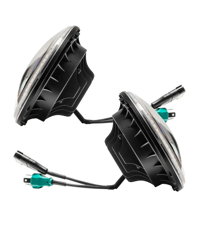 Oracle Lighting 2007-2018 Jeep Wrangler JK Switchback LED Halo Headlights