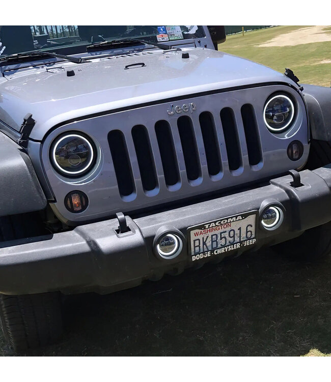 Oracle Lighting 2007-2018 Jeep Wrangler JK Switchback LED Halo Headlights