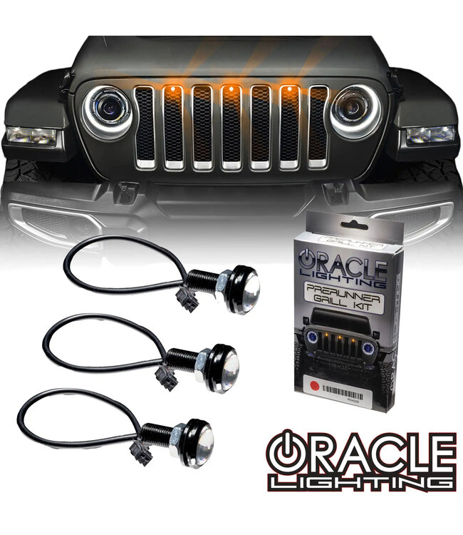 Oracle Lighting Pre-Runner Style LED Grill Kit for 2018-2023 Jeep Wrangler JL
