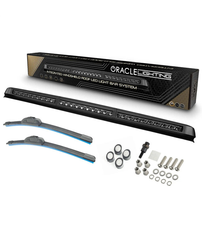 Oracle Lighting Integrated Windshield Roof LED Light Bar System for Jeep Wrangler JL & Gladiator JT
