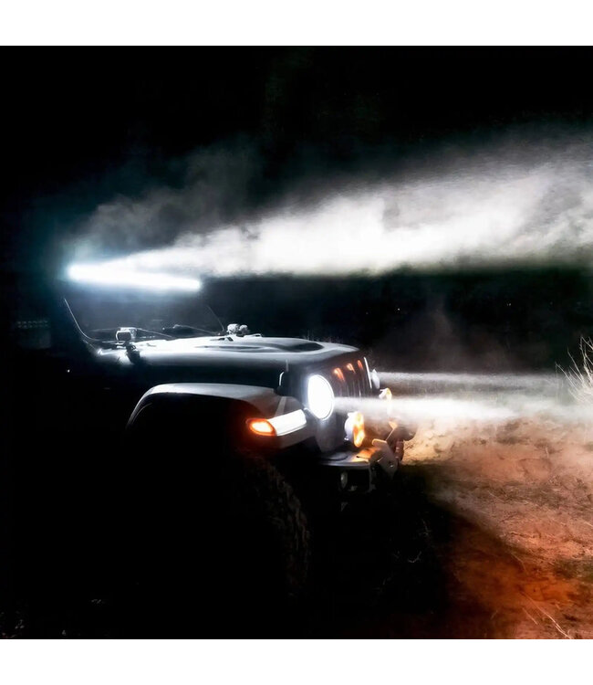 Oracle Lighting Integrated Windshield Roof LED Light Bar System for Jeep Wrangler JL & Gladiator JT