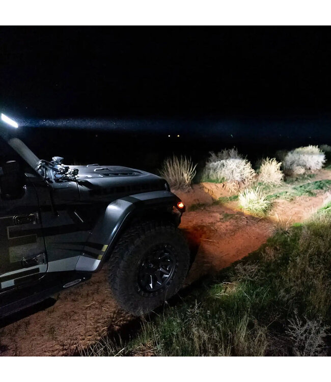 Oracle Lighting Integrated Windshield Roof LED Light Bar System for Jeep Wrangler JL & Gladiator JT