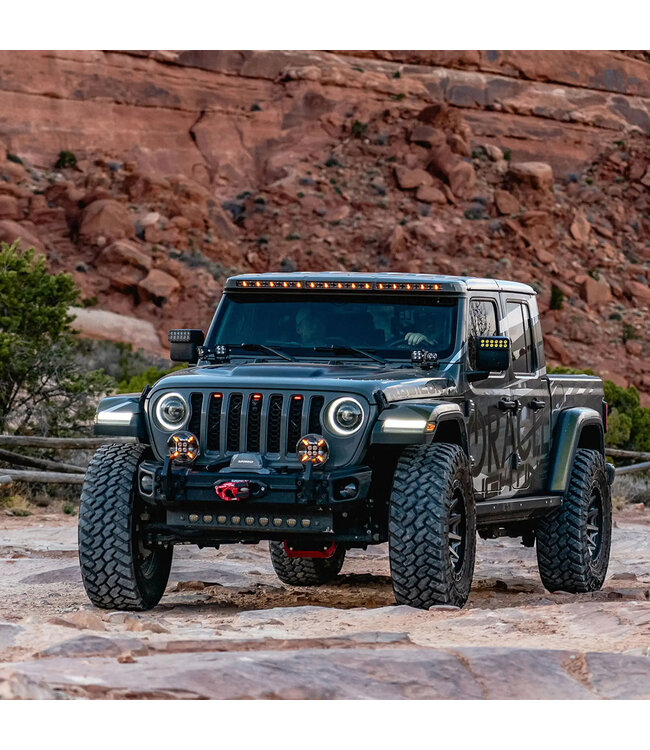 Oracle Lighting Integrated Windshield Roof LED Light Bar System for Jeep Wrangler JL & Gladiator JT