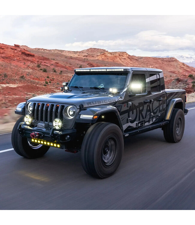 Oracle Lighting Integrated Windshield Roof LED Light Bar System for Jeep Wrangler JL & Gladiator JT