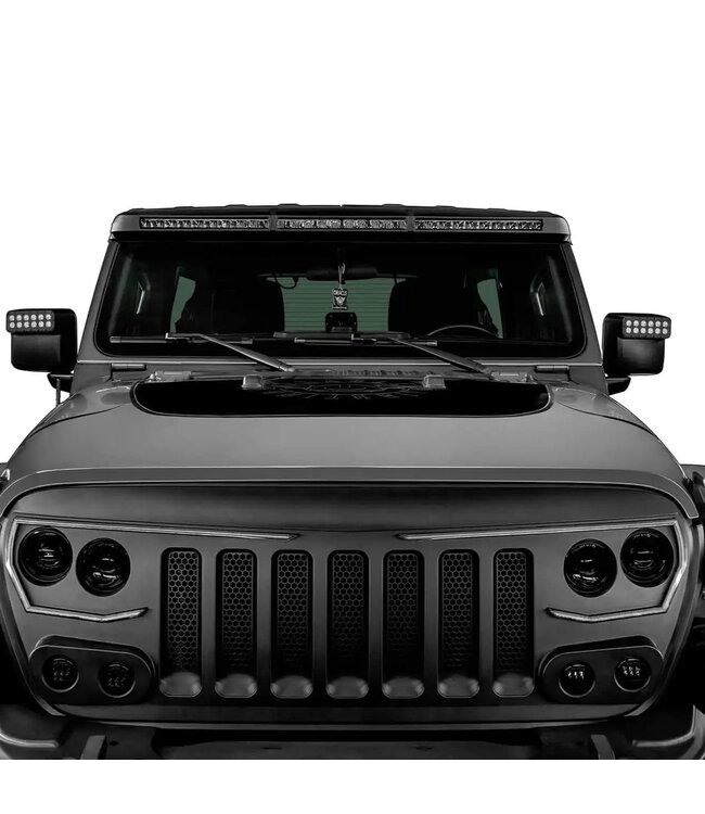 Oracle Lighting Integrated Windshield Roof LED Light Bar System for Jeep Wrangler JL & Gladiator JT