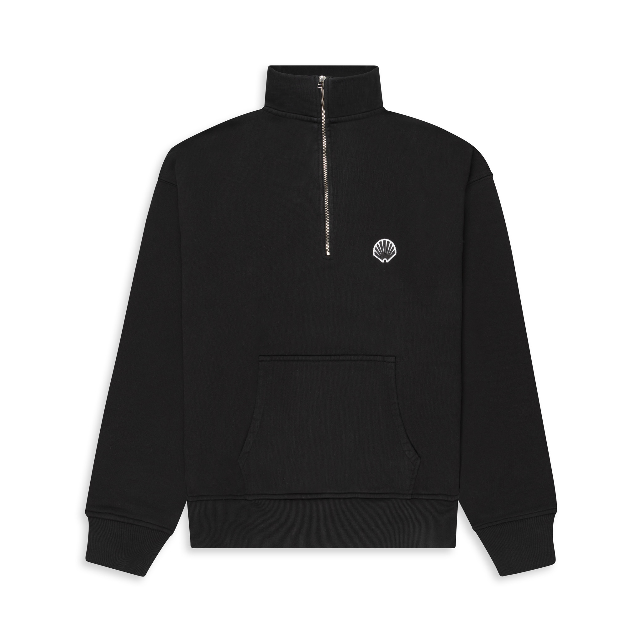 SLAB HALF-ZIP BLACK - New Amsterdam Surf Association