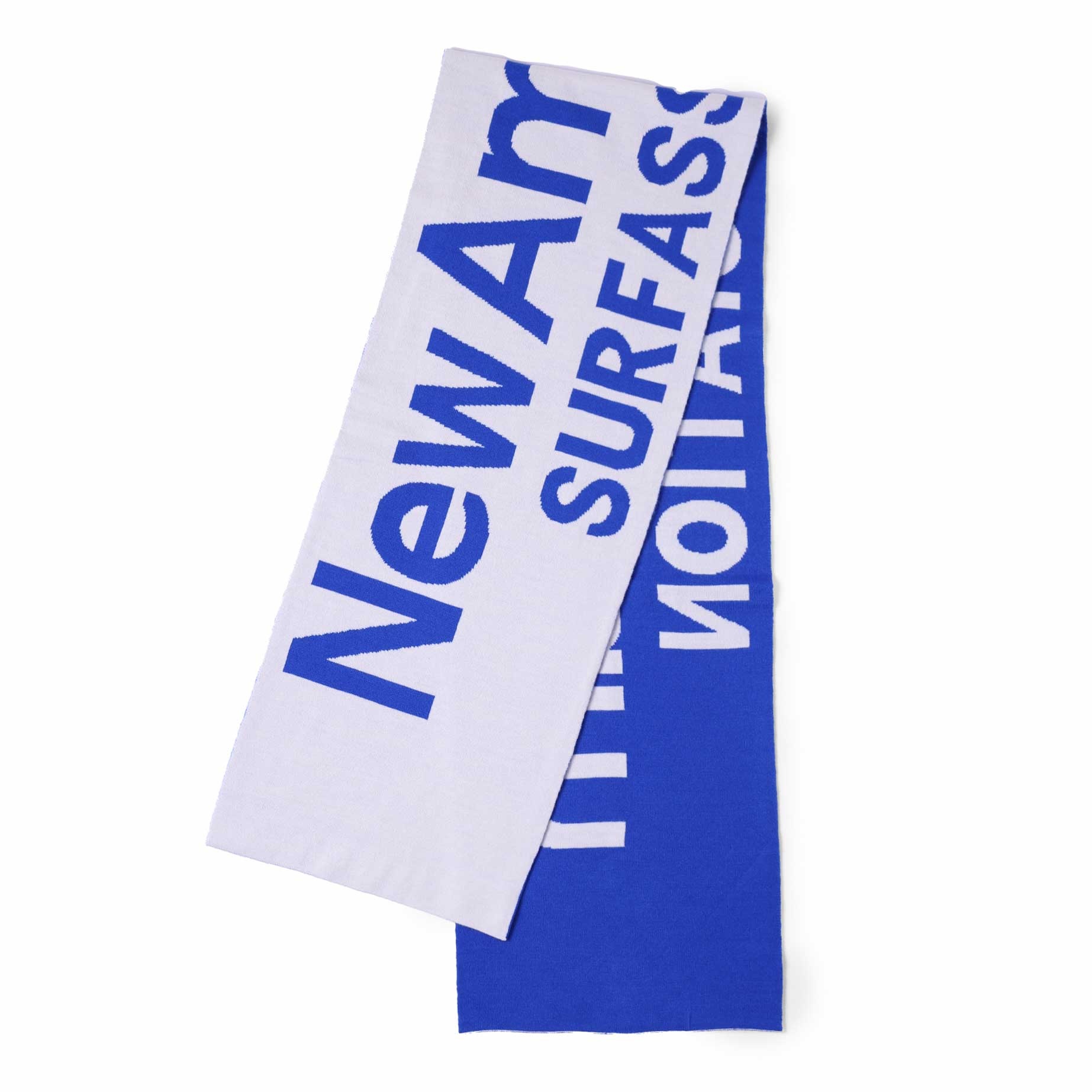 NAME SCARF COBALT / BONE - New Amsterdam Surf Association