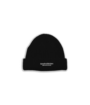 LOGO BEANIE BLACK