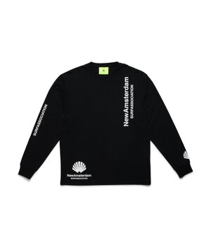 HEAVY LOGO LONGSLEEVE  BLACK