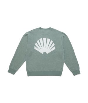 LOGO CREW KNIT QUARRY