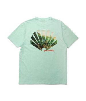 NASA TOURIST TEE BLEACH AQUA