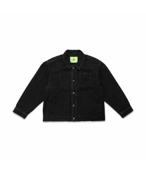 WORK JACKET BLACK STONE WASH