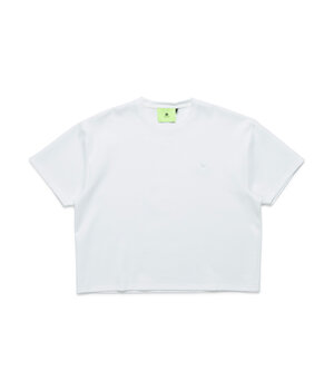 TEE CROPPED WHITE