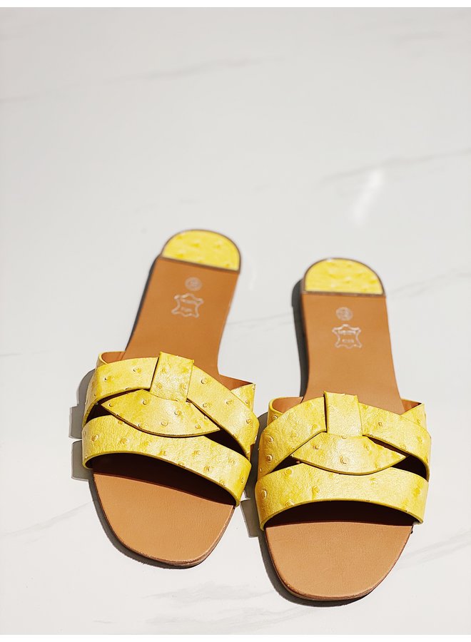 Hottest spot sandals - Yellow #D716A