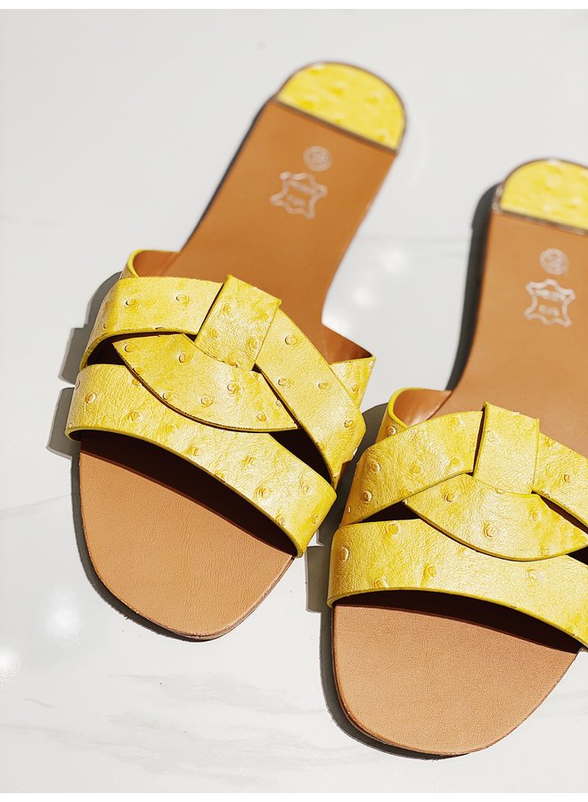 Hottest spot sandals - Yellow #D716A