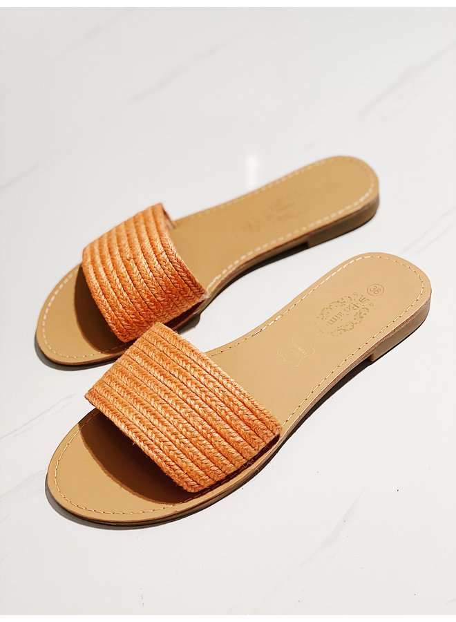 You ready for it sandal - Orange #HL2-2