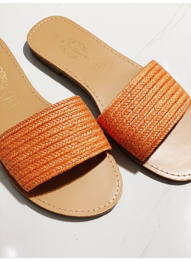 You ready for it sandal - Orange #HL2-2