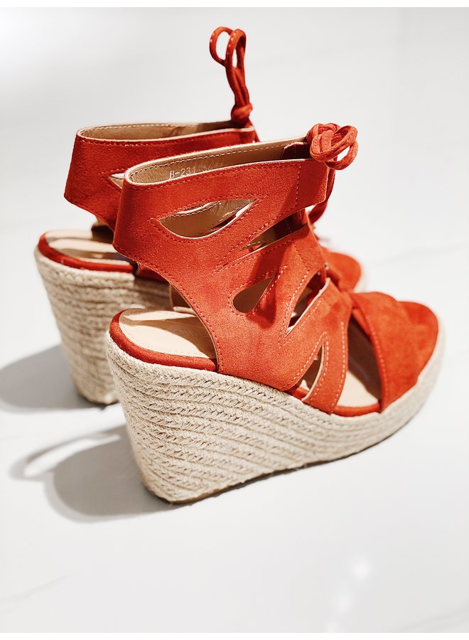 Play the part wedge - Orange #B-231