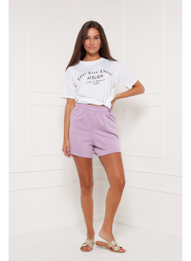 You gotta chill shorts - purple #1329