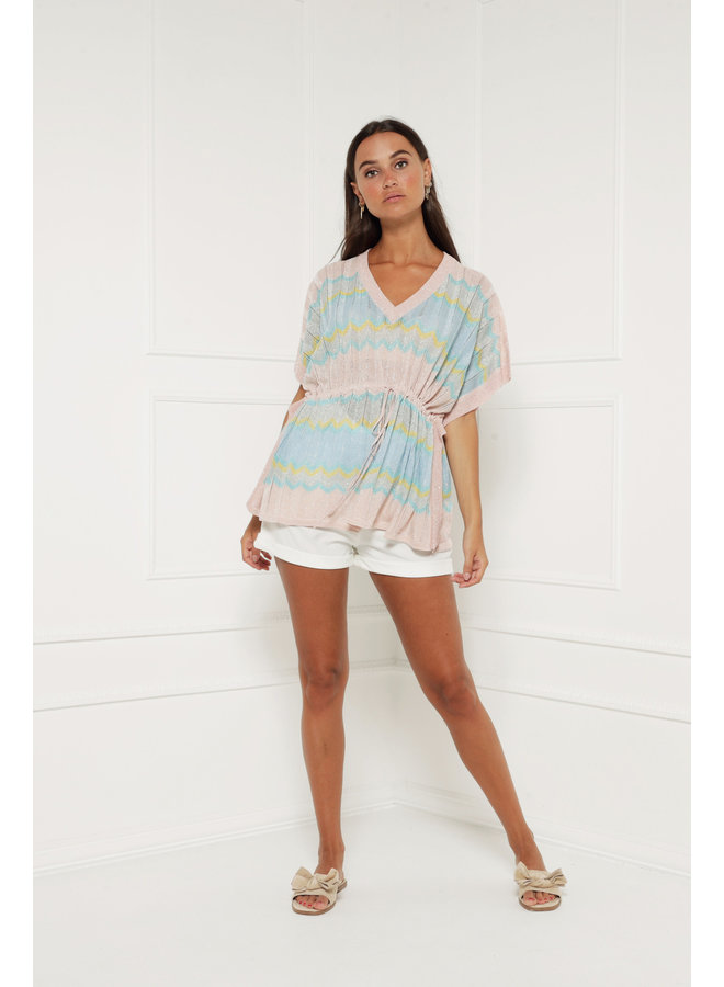 One day away top - multicolor #1393