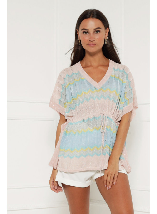 One day away top - multicolor #1393