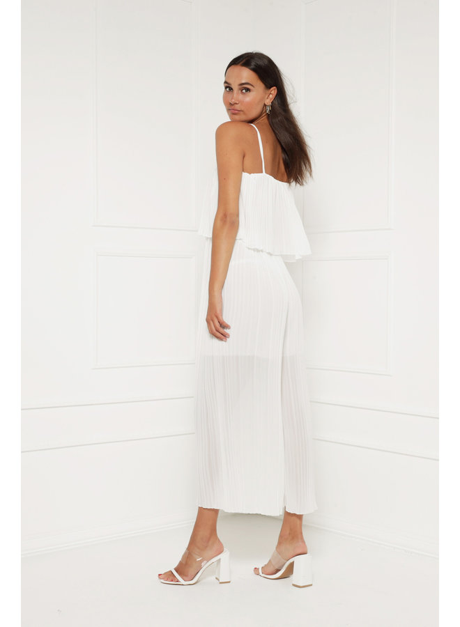 Stole your heart jumpsuit - white #1377