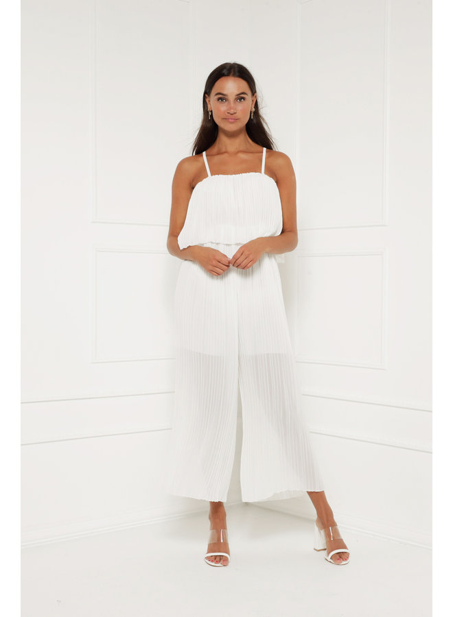 Stole your heart jumpsuit - white #1377